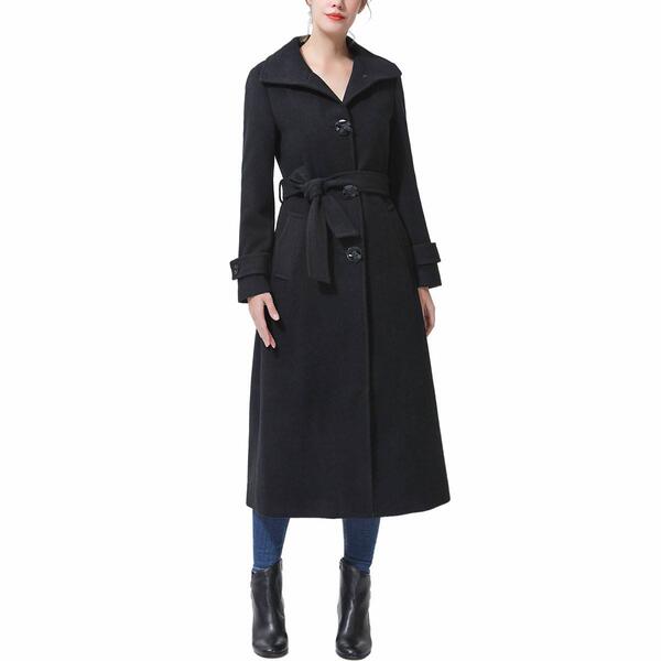 Womens BGSD Full Length Long Wool Trench Coat - image 