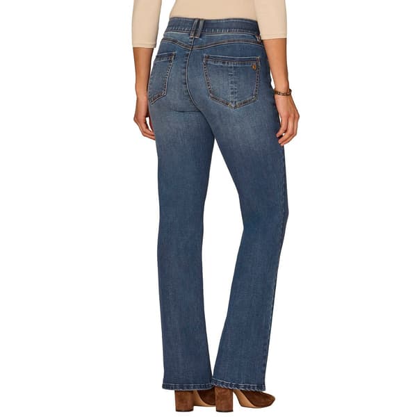 Womens Democracy “Ab”solution® Blue Itty Bitty Bootcut Jeans