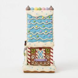 Jim Shore Gingerbread LED Sweet Shop Christmas Figurine