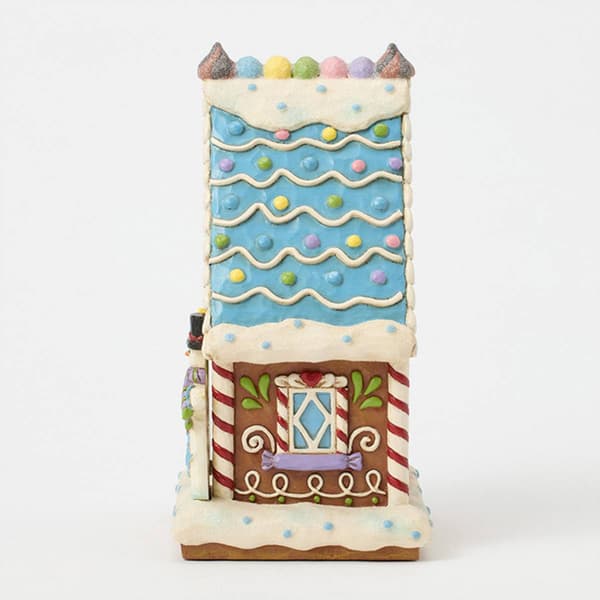 Jim Shore Gingerbread LED Sweet Shop Christmas Figurine