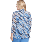Womens Alfred Dunner Business As Usual Two in One Mesh Blouse - image 2