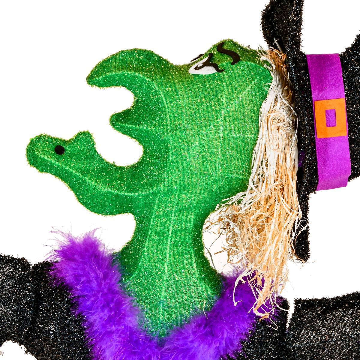 National Tree 47in. Pre-Lit Cackling Green Witch