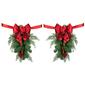 Northlight Seasonal Christmas Chair Back Swags - Set of 2 - image 2