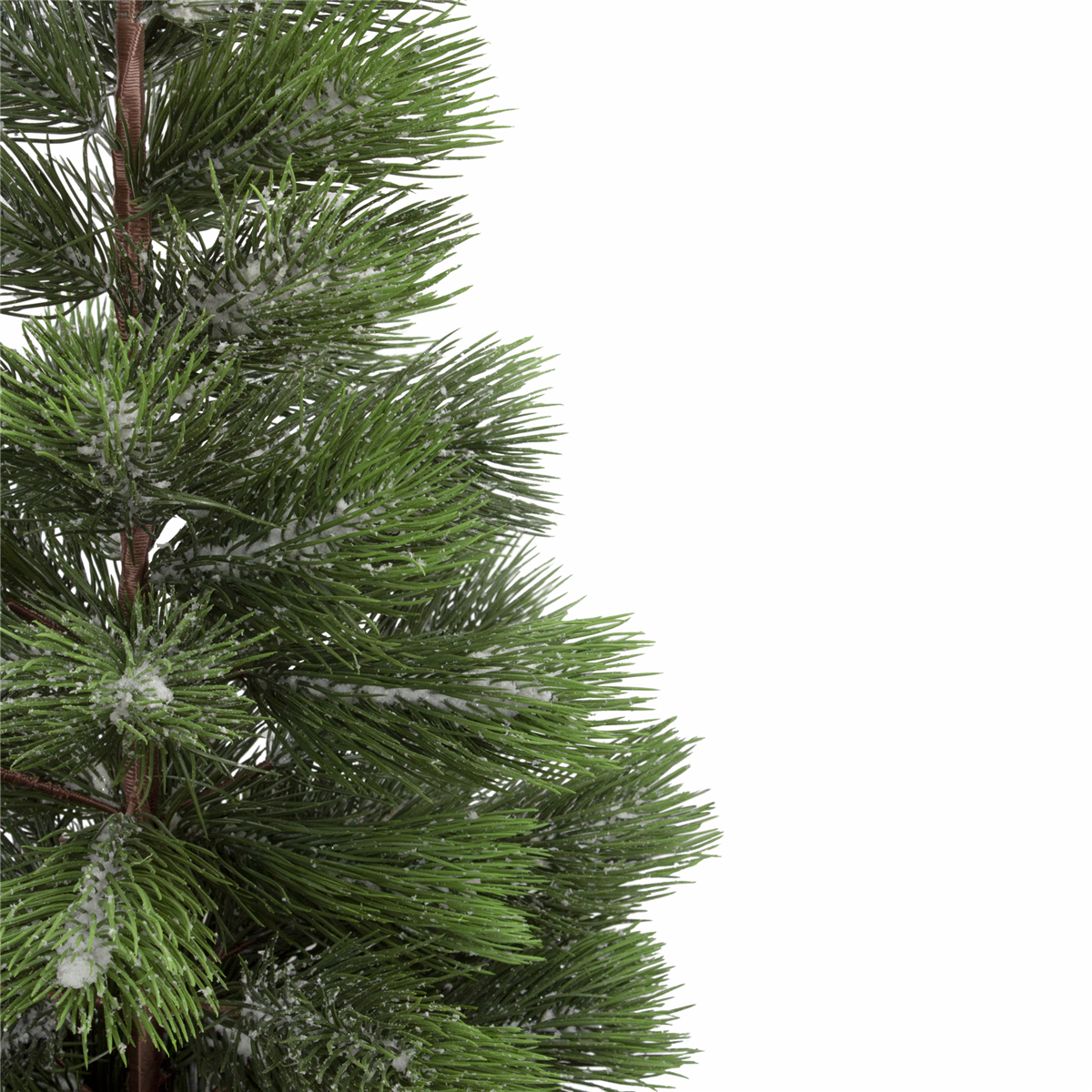 Northlight 3ft. Snowy Pine Christmas Tree in Wooden Pot