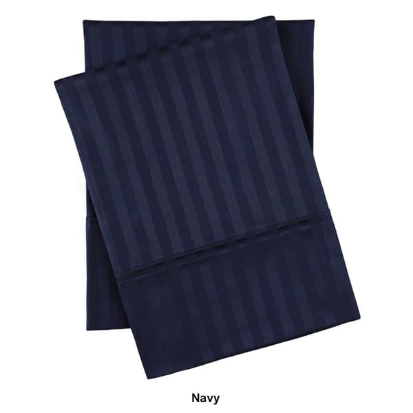 Superior 2pc. 300TC Egyptian Cotton Striped Pillowcase Set