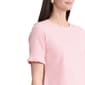 Petite Jones New York Short Ruffle Sleeve Stripe Tee - image 5