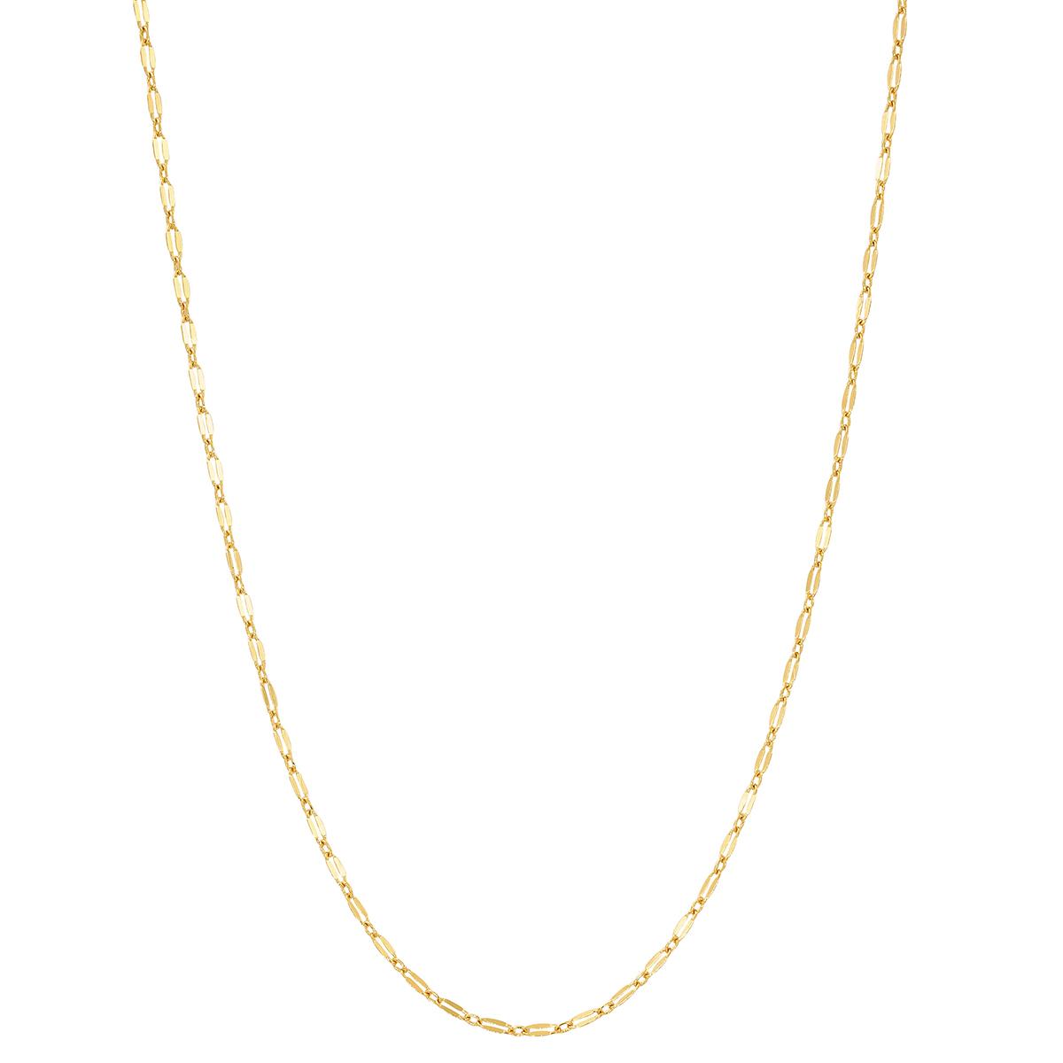 Design Collection Gold-Tone 18in. Lace Chain Necklace