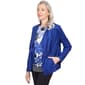 Petite Alfred Dunner Downtown Vibe Suede Cascade Jacket - image 3