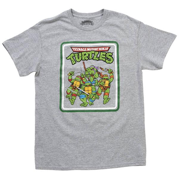 Young Mens Teenage Mutant Ninja Turtles Graphic Tee - image 