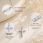 Saffron 1ctw. Moissanite Diamond Cross Pendant Necklace - image 7