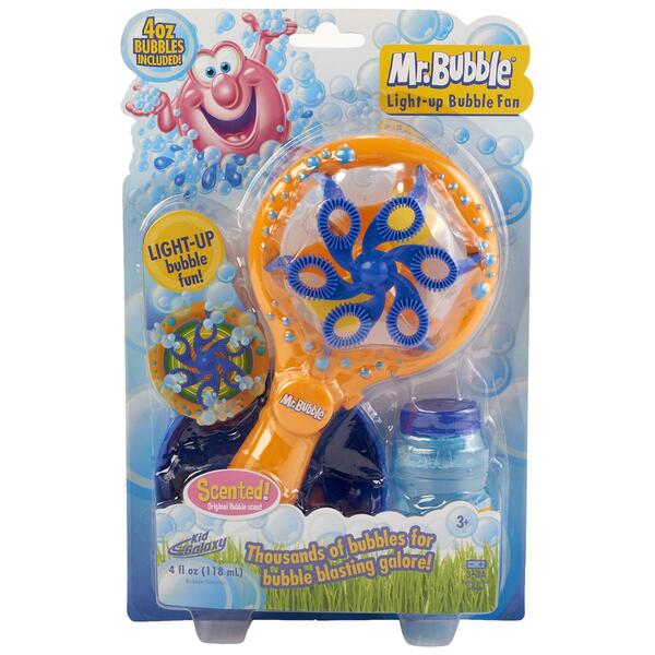 Mr. Bubbles Light Up Bubble Fan - image 