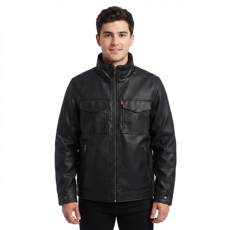Mens Levi''s(R) Sherpa Lined Trucker Coat