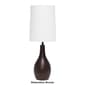 Simple Designs One Light Tear Drop Table Lamp - image 8
