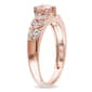 Gemstone Classics&#8482; 10kt. Rose Gold 1/20ctw. Heart Ring - image 2