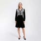 Womens Birch Long Sleeve Geometric Chain Sweater Dress - image 1