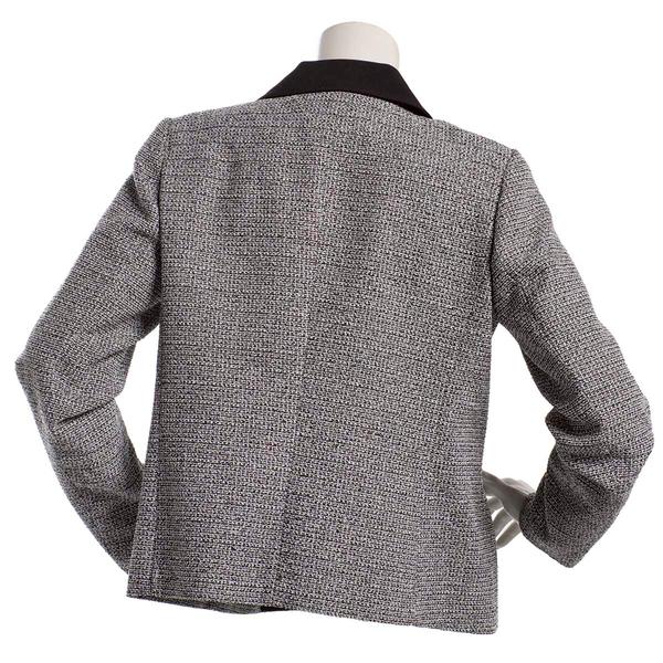 Womens Kasper Long Sleeve Open Front Speckled Blazer