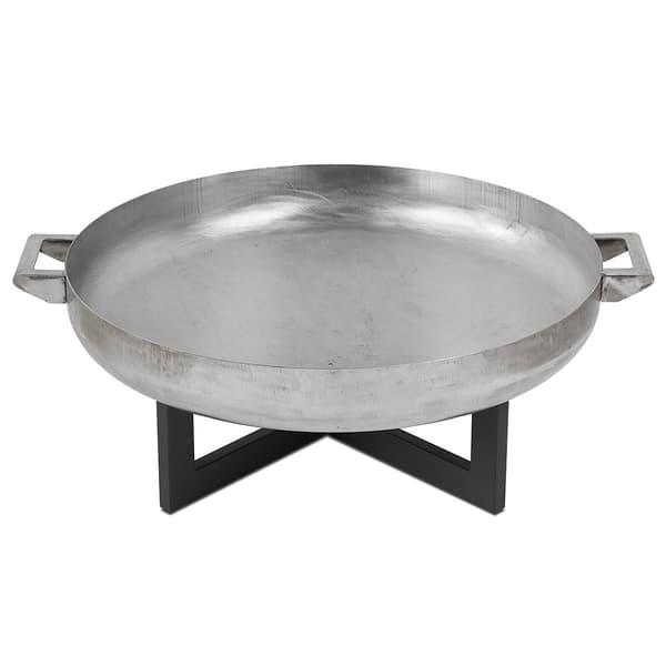 Real Flame La Porte 31in. Round Steel Wood Burning Fire Pit