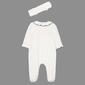 Baby Girl &#40;NB-9M&#41; Little Me&#174; Rosebud Footed Sleeper w/Headband - image 2
