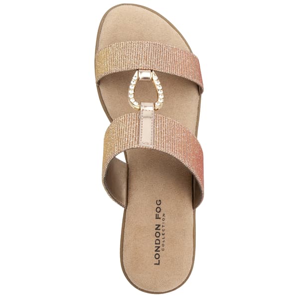 Womens London Fog Evangeline Slide Sandals