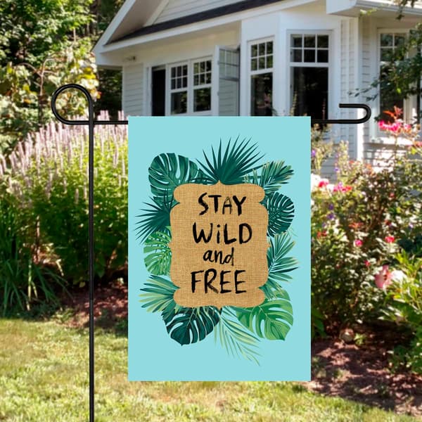 Northlight Seasonal Wild and Free Tropical Outdoor Garden Flag