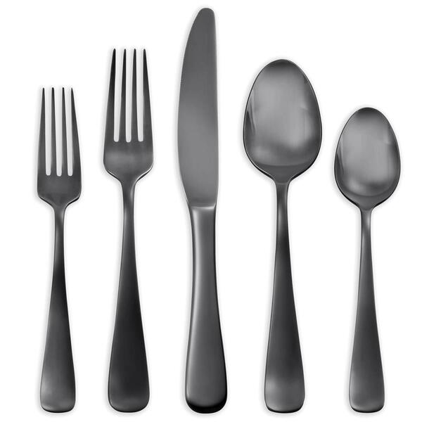 Hampton Forge Opera Black Titanium 20pc. Flatware Set - image 