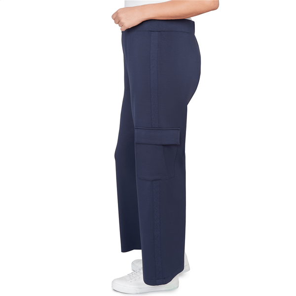 Plus Size Ruby Rd. Jetsetter Luxe Knit Cargo Ankle Pants
