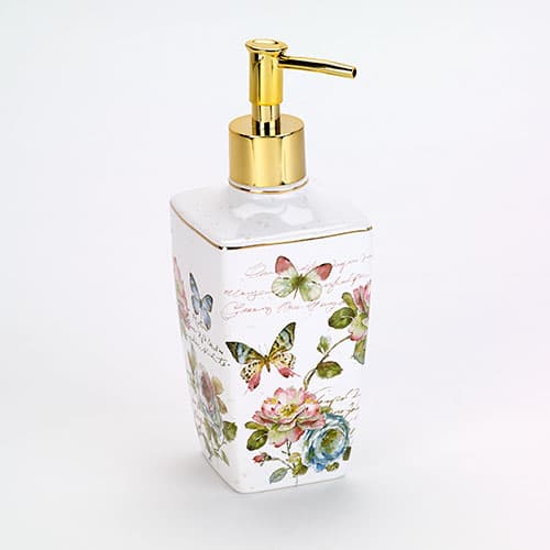 Avanti Butterfly Garden Ceramic Lotion Pump - image 