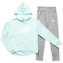 Girls (7-12) New Balance Long Sleeve Hoodie w/ Straight Leggings