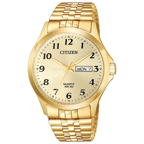 Mens Citizen&#40;R&#41; Quartz Gold Watch - BF5002-99P - image 