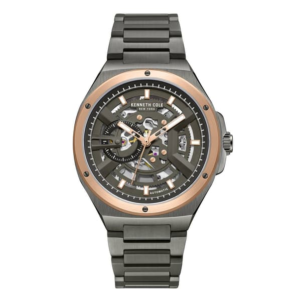 Mens Kenneth Cole Automatic Black Dial Watch - KCWGL0013703