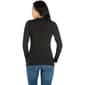 Womens 24/7 Comfort Apparel Solid Long Sleeve Tee - image 2