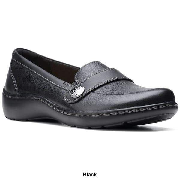 Womens Clarks® Cora Daisy Solid Loafers