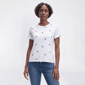 Plus Size Bonnie Evans Short Sleeve Bejewel Tossed Bumblebee Tee - image 1