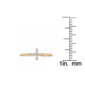 Brilliant Grown 18kt. Gold-Plated Lab-Grown Diamond Accent Ring - image 8