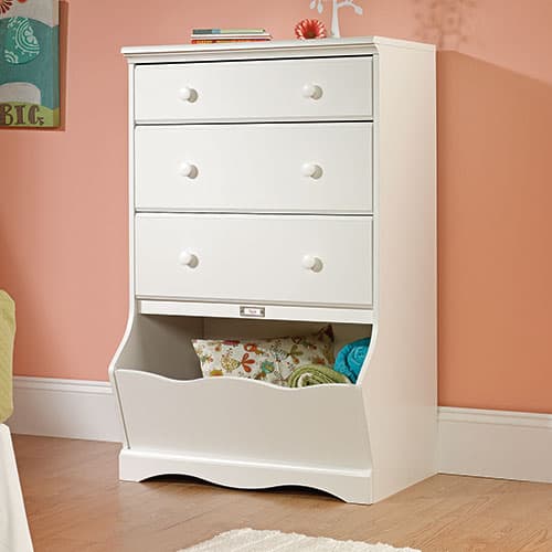 Sauder Pogo 3 Drawer Chest - Soft White - image 