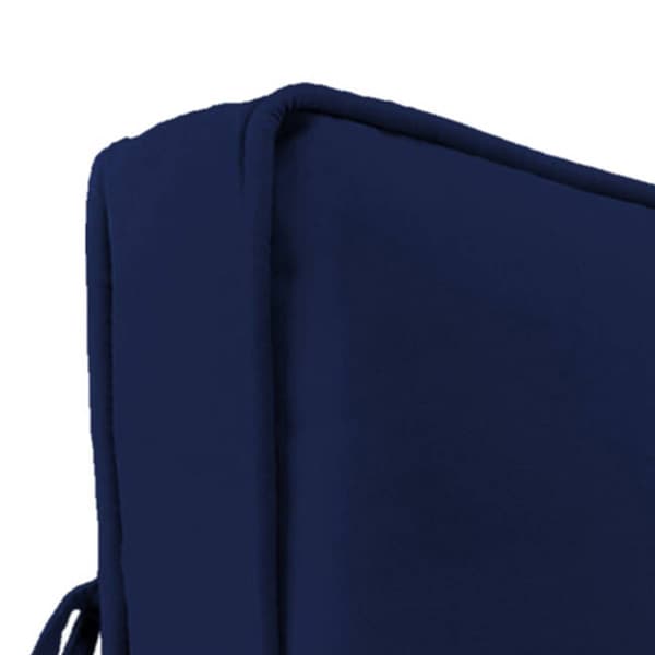 Jordan Manufacturing Solid Boxed Edge High Back Cushion
