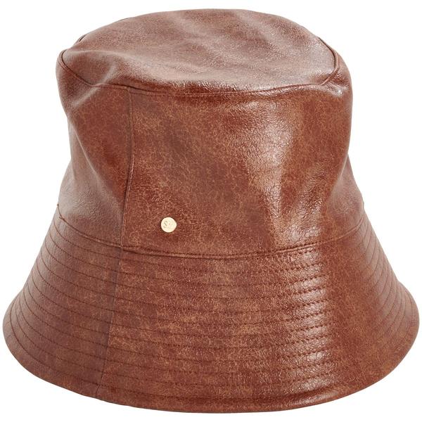 Womens Steve Madded Faux Leather Bucket Hat