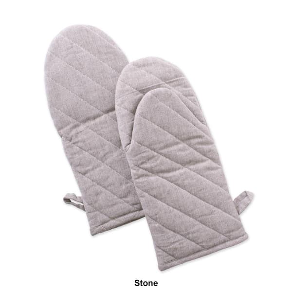 DII® Solid Chambray Oven Mitt Set Of 2