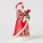 Jim Shore Santa with Blooming Amaryllis Christmas Figurine - image 5