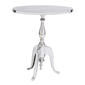 9th & Pike&#40;R&#41; Silver Aluminum Oval Traditional Accent Table - image 1
