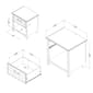 South Shore Ulysses Fall Oak 1-Drawer Nightstand - image 5