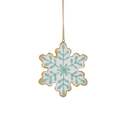 Northlight Frosted Snowflake Cookie Christmas Ornament