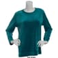 Womens Hasting & Smith Long Sleeve Velour Solid Sweatshirt - image 4