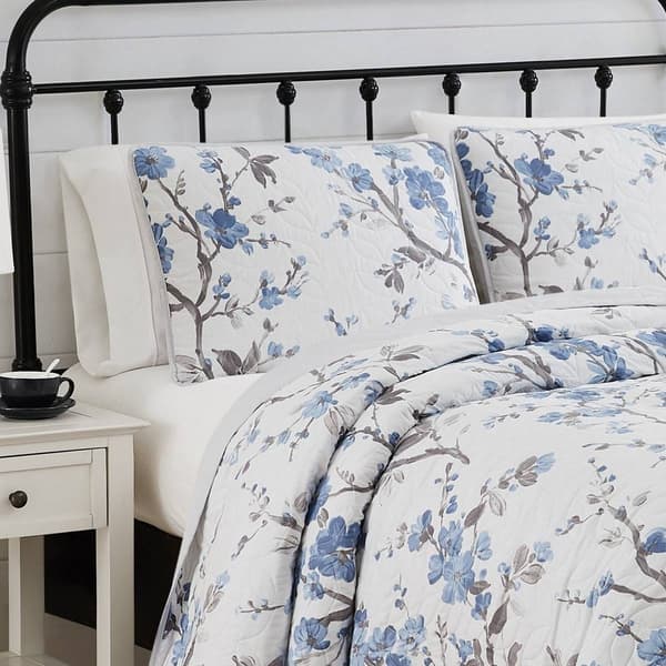 Cannon Kasumi Floral Print Quilt Set