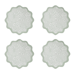 Avanti Provence Woven Braided Round Placemats - Set of 4