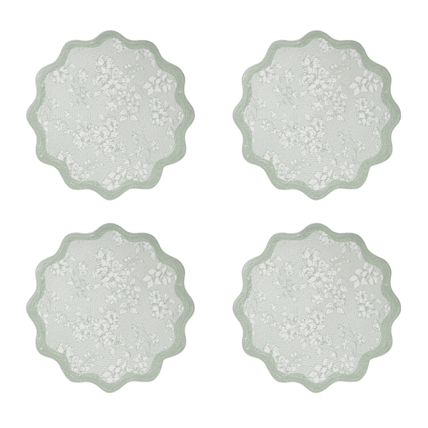Avanti Provence Woven Braided Round Placemats - Set of 4 - image 