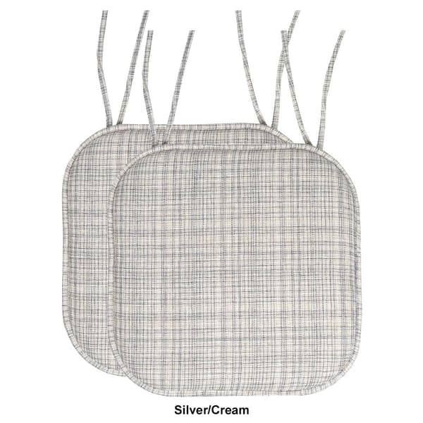 Sweet Home Collection Aria Memory Foam Chair Cushion Pad w/ Ties