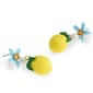 Betsey Johnson Girl Dinner Lemon Drop Earrings - image 2