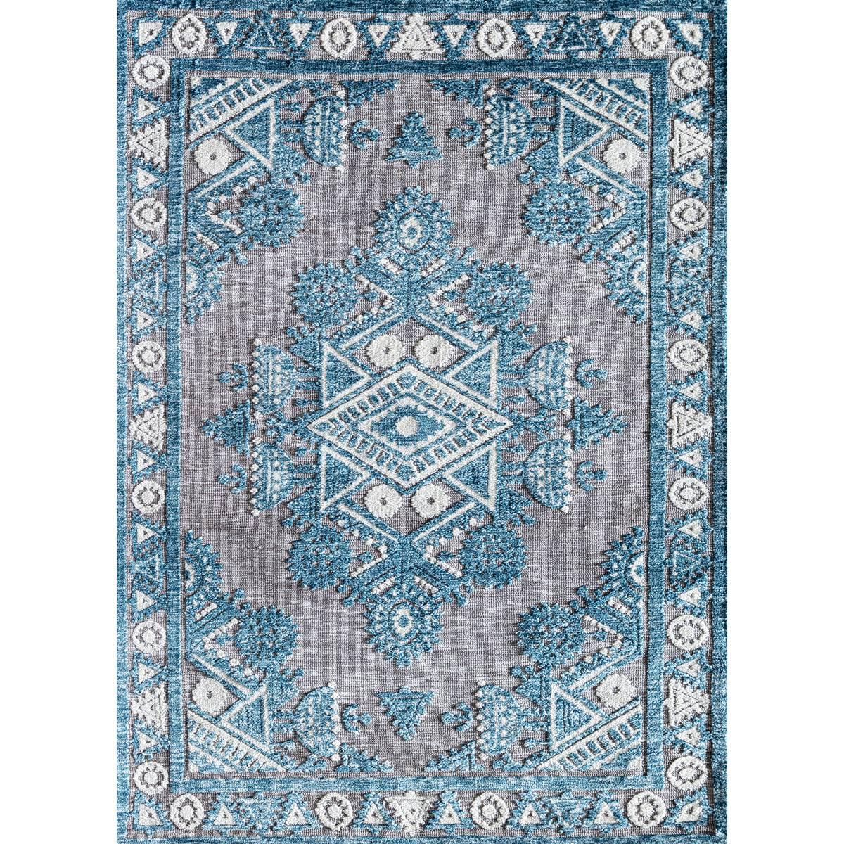 Rugs America(tm) Gianna Blue Wonder Rectangular Area Rug