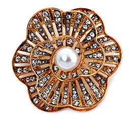 Napier Boxed Flower Pearl Pin